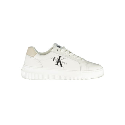 Calvin Klein Bianco Leather Women Sneaker Calvin Klein