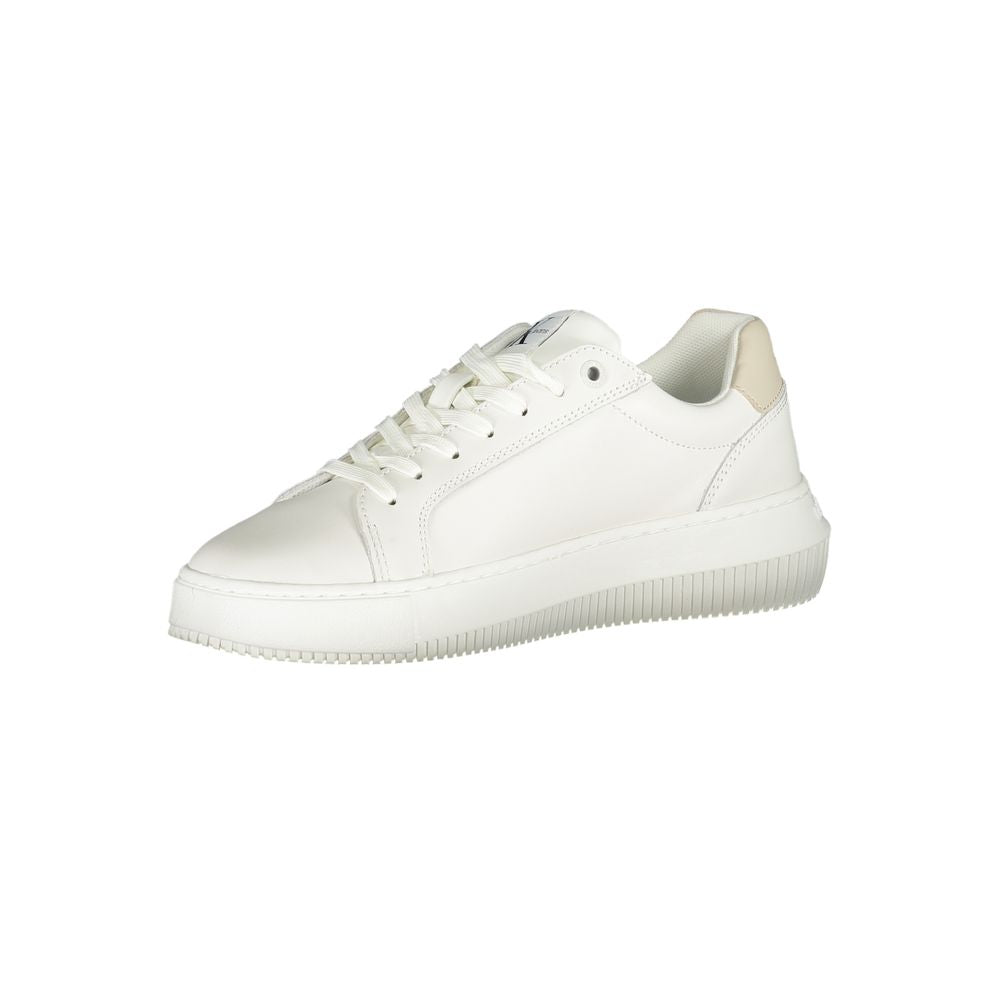 Calvin Klein Bianco Leather Women Sneaker Calvin Klein