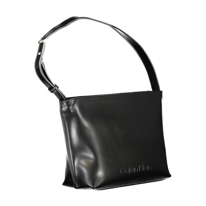Calvin Klein Black Polyester Women Shoulder Bag