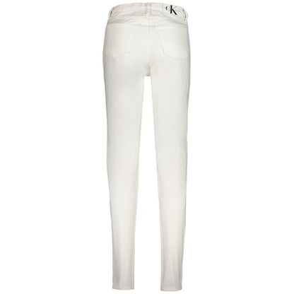 Calvin Klein White Cotton Women's Jean