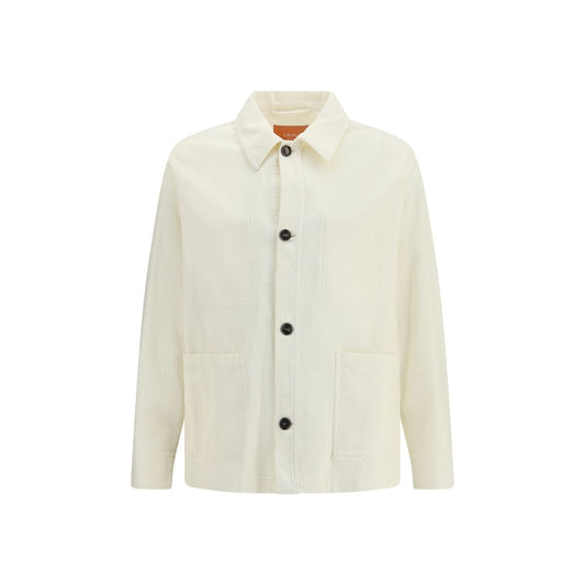 Cruna Cream Cotton Coat Cruna