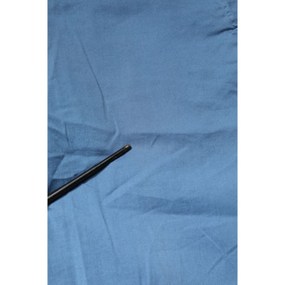 Daniele Alessandrini Blue Cotton Mid Waist Straight Men Denim Jeans