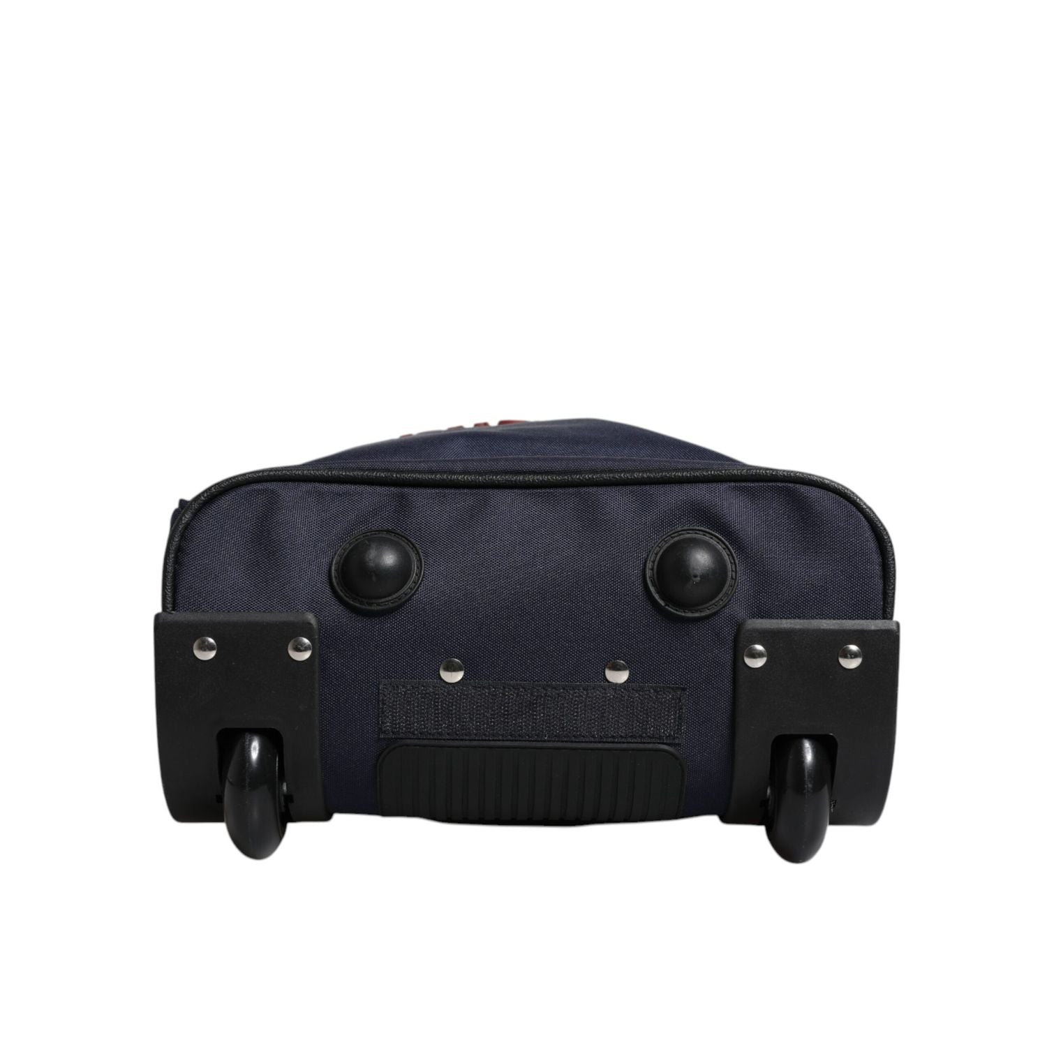 Dolce & Gabbana Blue Red Polyester Kids Back Pack Wheel Suitcase Bag