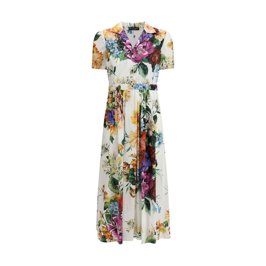 Dolce & Gabbana Multicolor Cotton Casual Dress Dolce & Gabbana
