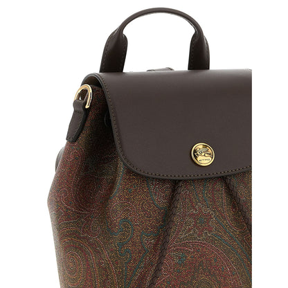 Etro Multicolor Cotton Backpack
