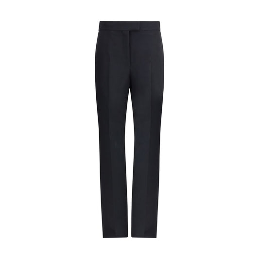 Ferragamo Black Viscose Casual Pants Ferragamo