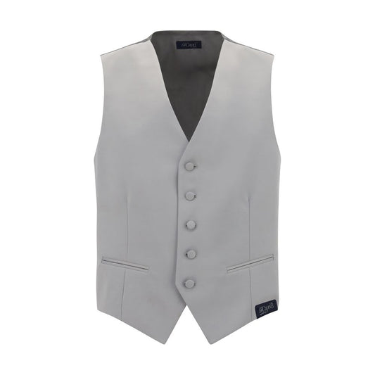 Gi Capri Gray Polyester Waistcoat Gi Capri