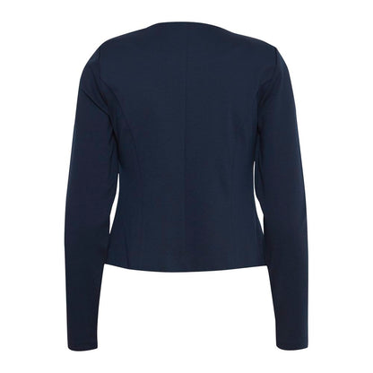 ICHI Blue Polyester Blazer ICHI