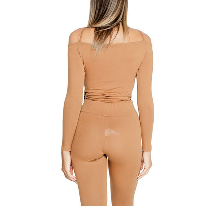 Icon Brown Cotton Bodysuit Icon