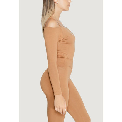 Icon Brown Cotton Bodysuit Icon