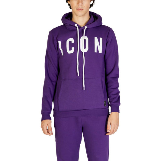 Icon Purple Cotton Hoodie Icon