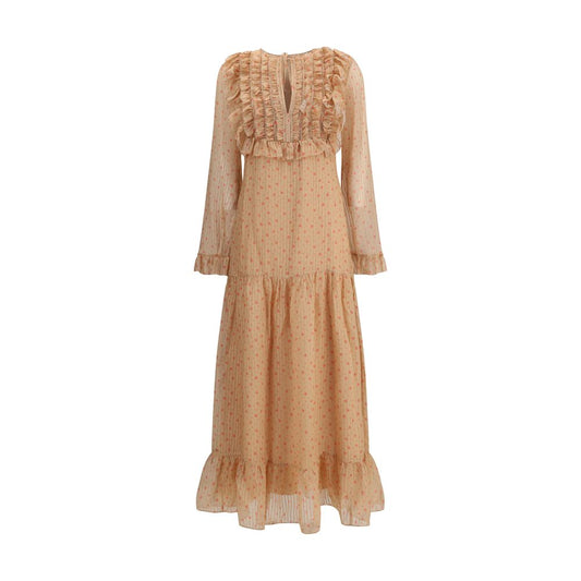 Kristina Ti Multicolor Silk Long Dress Kristina Ti