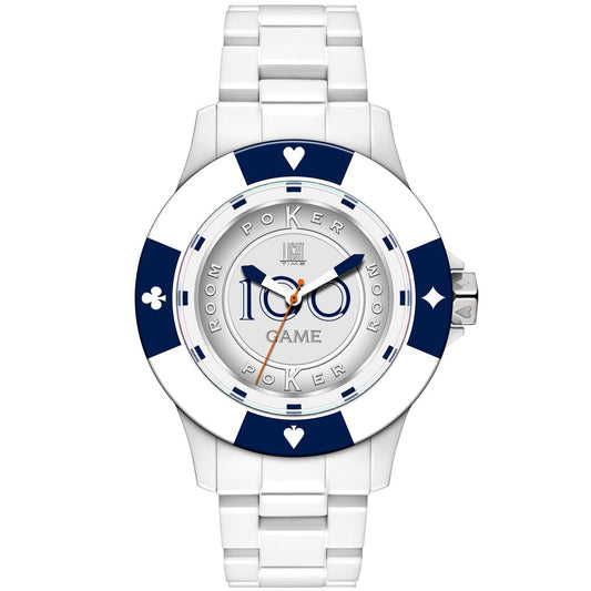 LIGHT TIME Mod. POKER - White / Blue