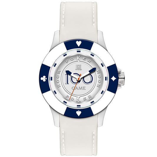 LIGHT TIME Mod. POKER - White / Blue