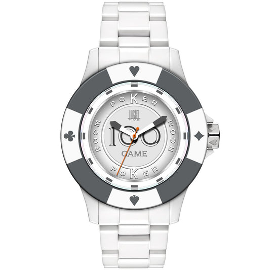 LIGHT TIME Mod. POKER - White / Grey