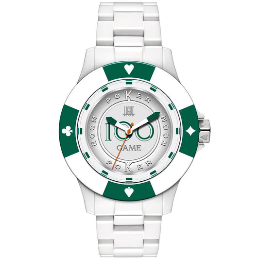 LIGHT TIME Mod. POKER - White / Green