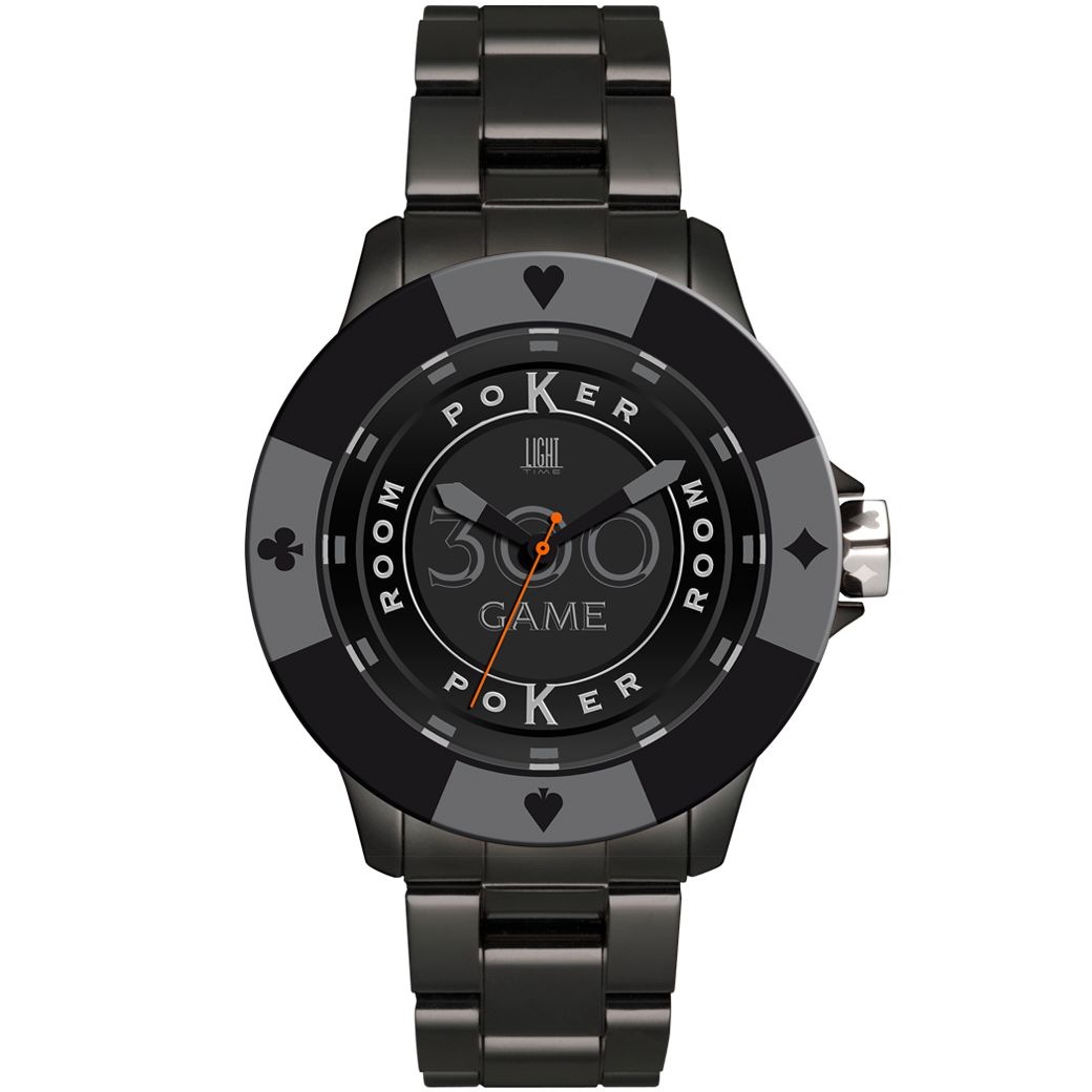 LIGHT TIME Mod. POKER - All Black