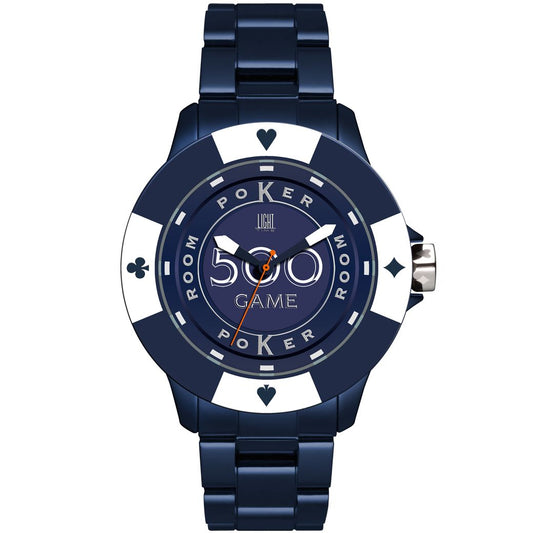 LIGHT TIME Mod. POKER - Blue / White