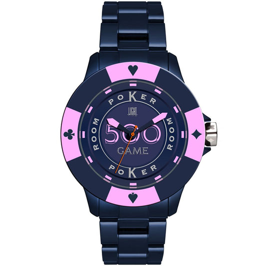 LIGHT TIME Mod. POKER - Blue / Pink
