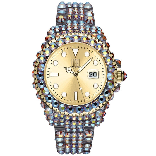 LIGHT TIME Mod. MEDITERRANEO - Full Strass / Gold