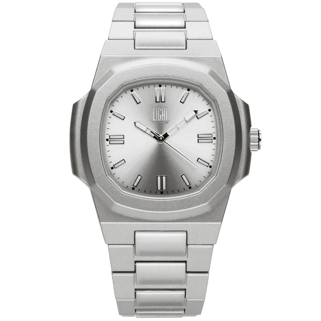LIGHT TIME Mod. VELVET NAUTILUS - Silver