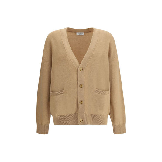 Laneus Beige Merino Wool Cardigan Laneus