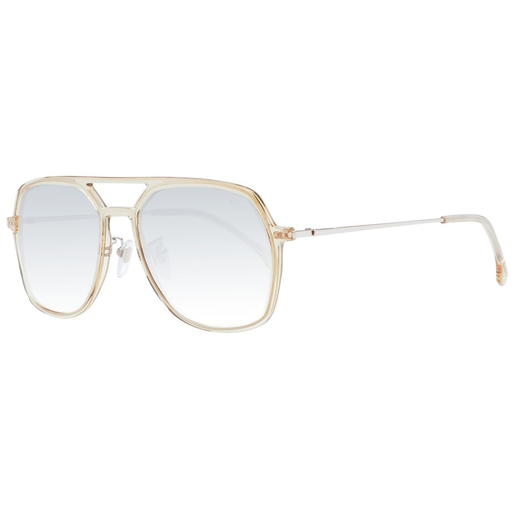 Lozza Beige Acetate & Plastic Sunglasses Lozza