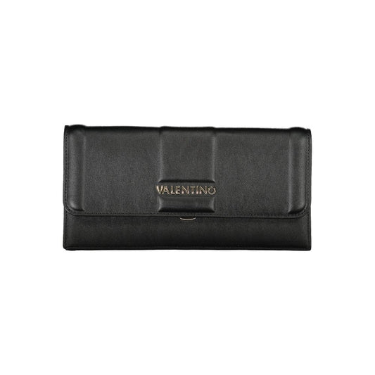 Mario Valentino Black Polyurethane Women Clutch