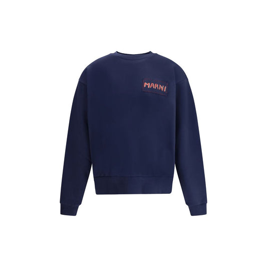 Marni Blue Cotton Sweatshirt Marni