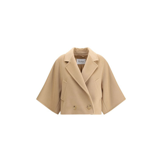 Max Mara Beige Wool Coat Max Mara