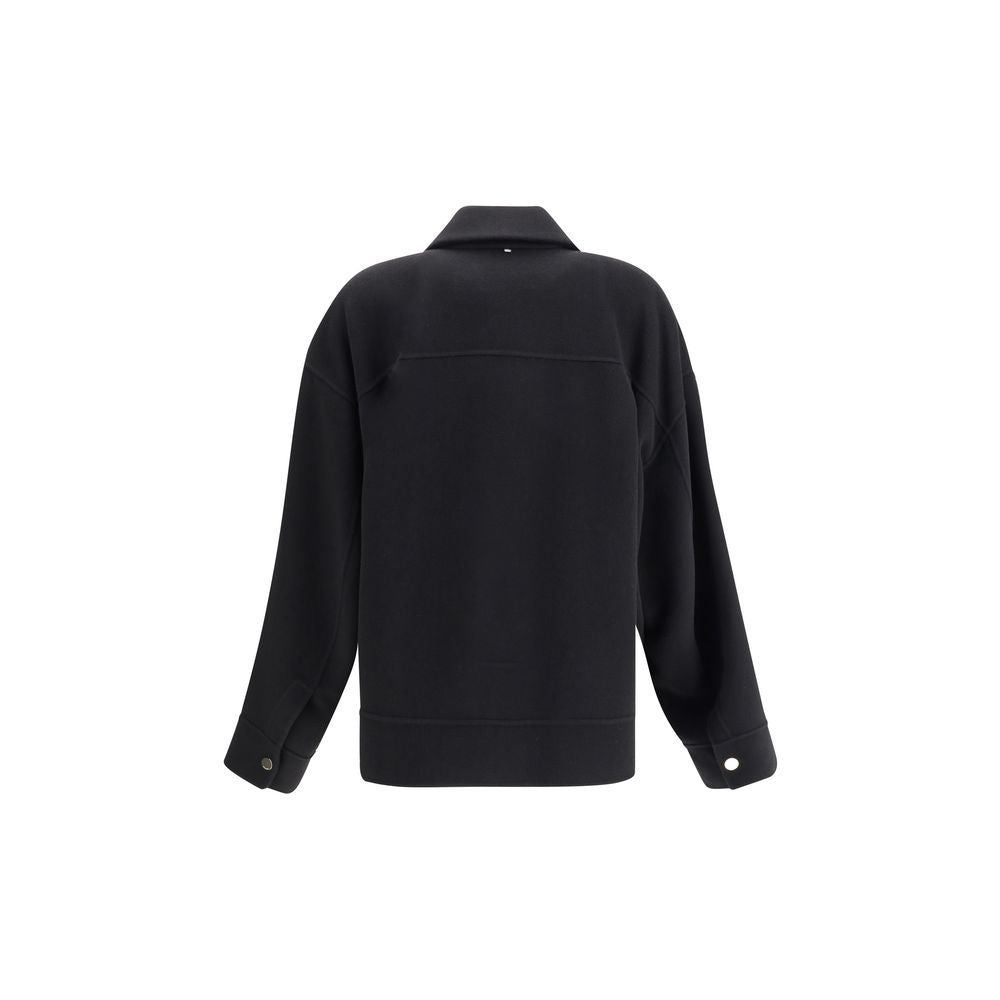 Max Mara Black Wool Cloacks Max Mara
