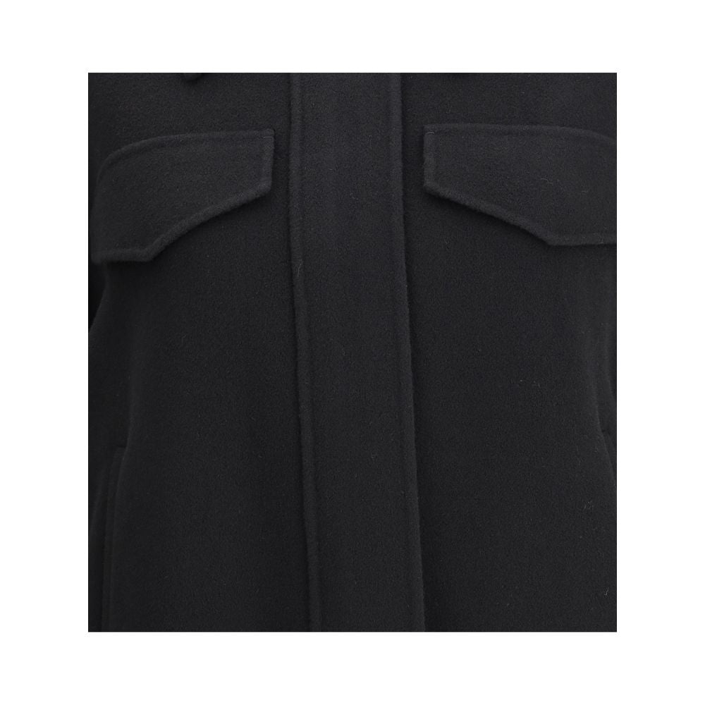 Max Mara Black Wool Cloacks Max Mara