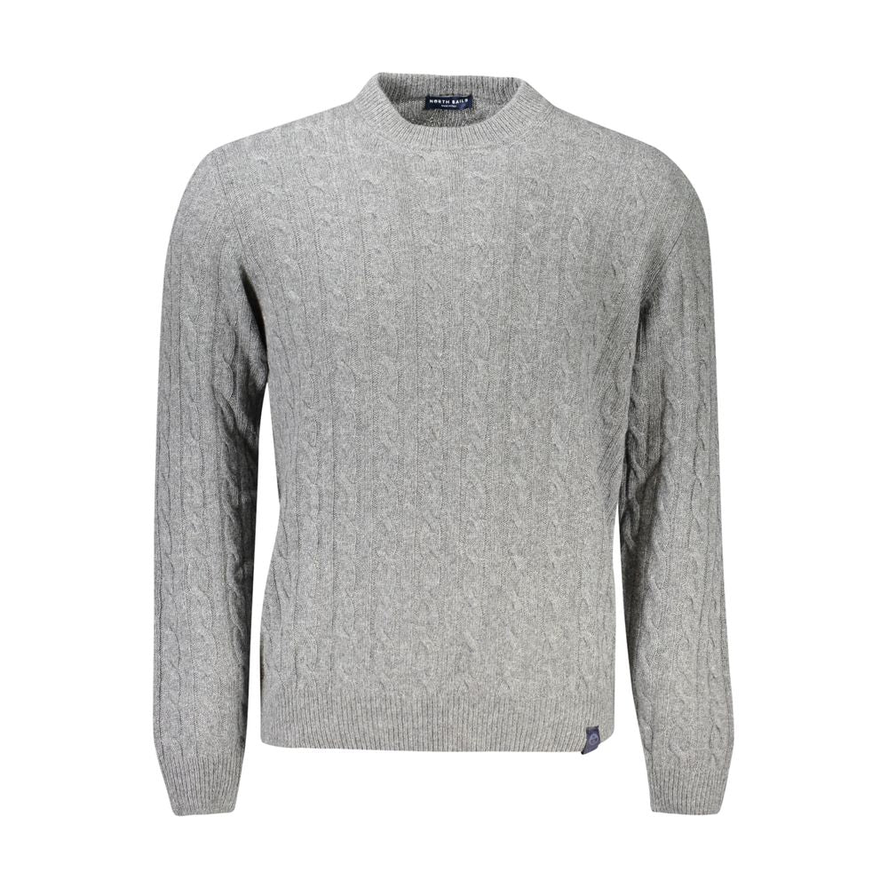 North Sails Gray Wool Men's Sweater
