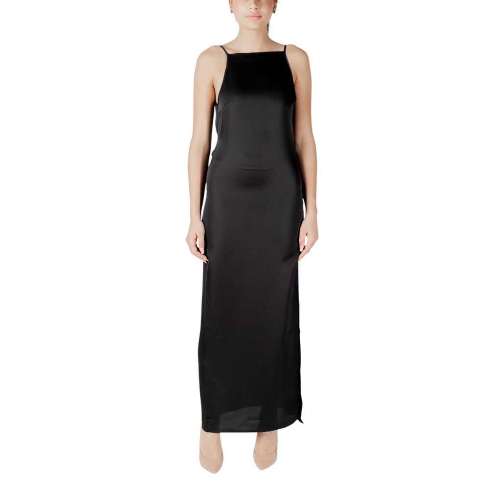 Only Black Recycled Polyester Long Dress Only