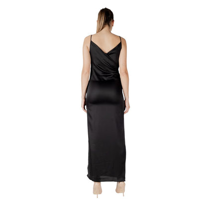 Only Black Recycled Polyester Long Dress Only