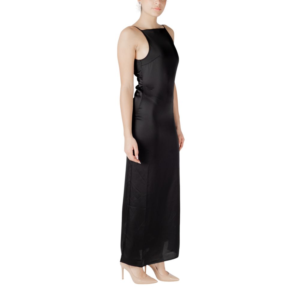 Only Black Recycled Polyester Long Dress Only