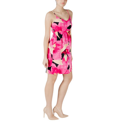 Only Pink Viscose Short Dress Only