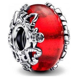 PANDORA CHARMS Mod. CHRISTMAS MAGIC MURANO GLASS PANDORA