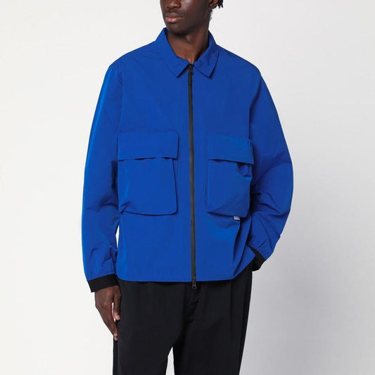 Purple Mountain Observatory Zip-up cobalt blue jacket