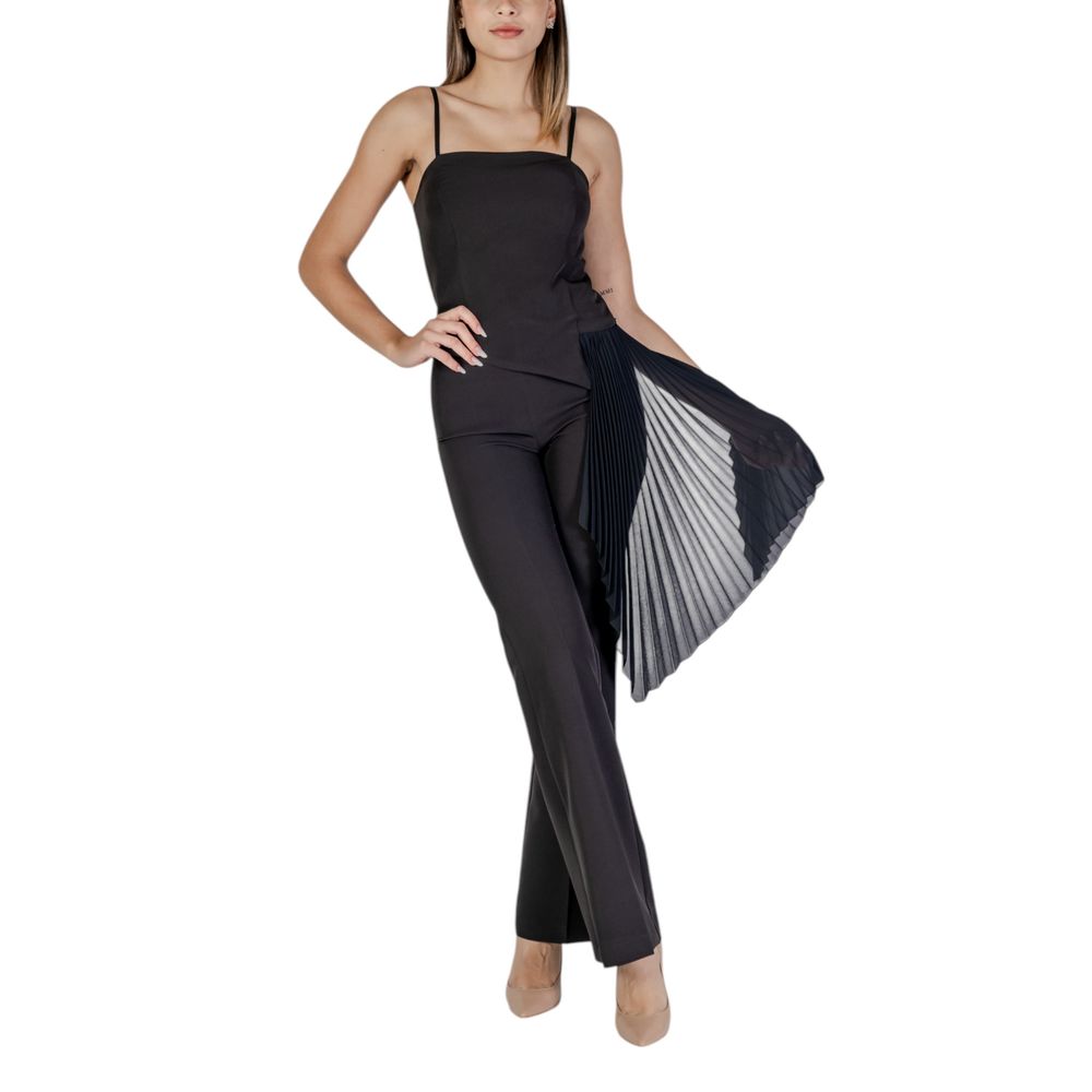 Rinascimento Black Polyester Rompers