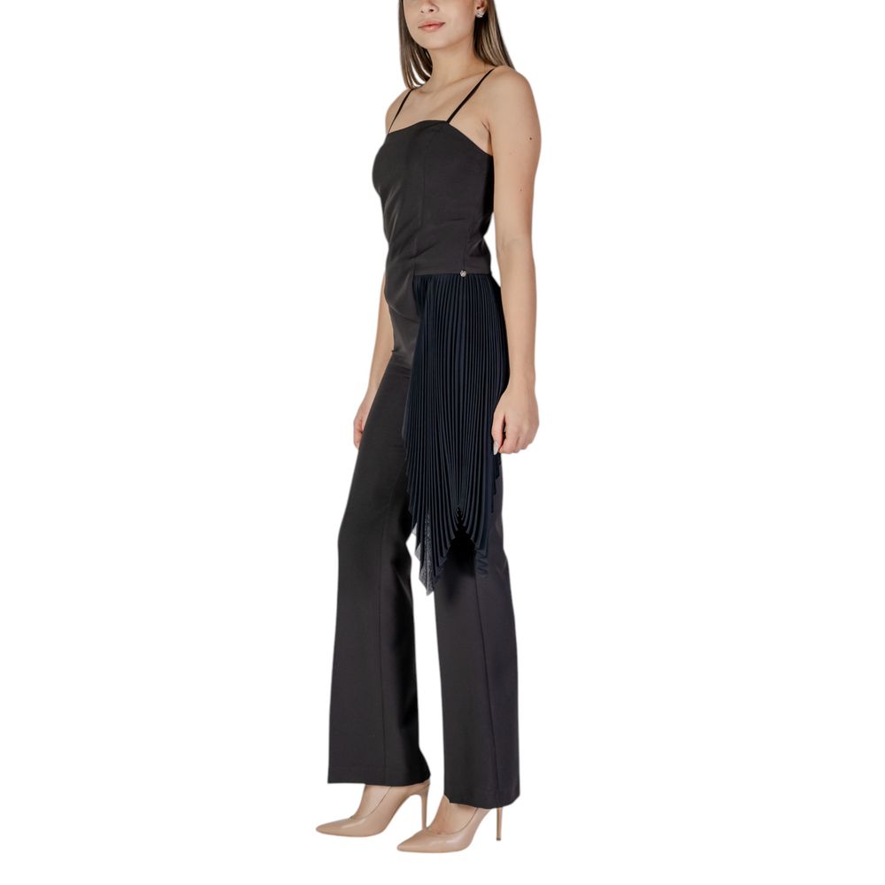 Rinascimento Black Polyester Rompers