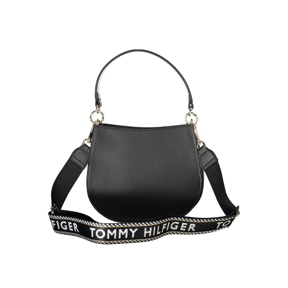 Tommy Hilfiger Black Polyester Handbag