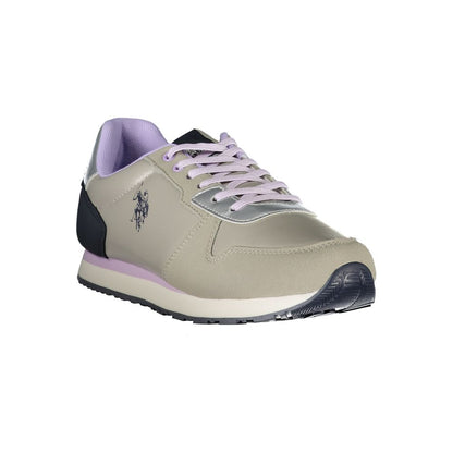 U.S. POLO ASSN. Argento Polyester Women Sneaker U.S. POLO ASSN.