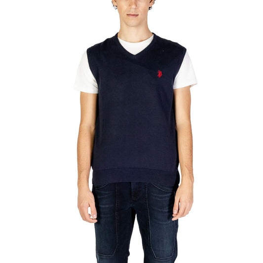 U.S. POLO ASSN. Blue Cotton Waistcoat U.S. POLO ASSN.