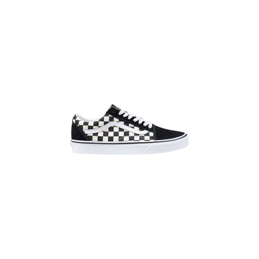 Vans Black And White Fabric Low Top Sneakers Vans