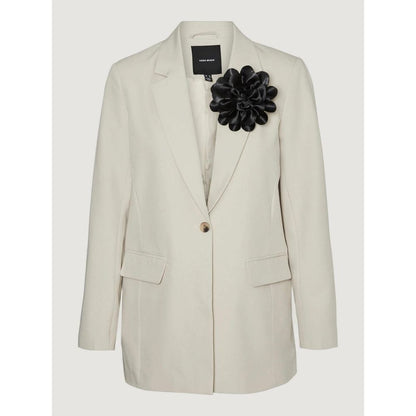 Vero Moda Beige Polyester Blazer Vero Moda