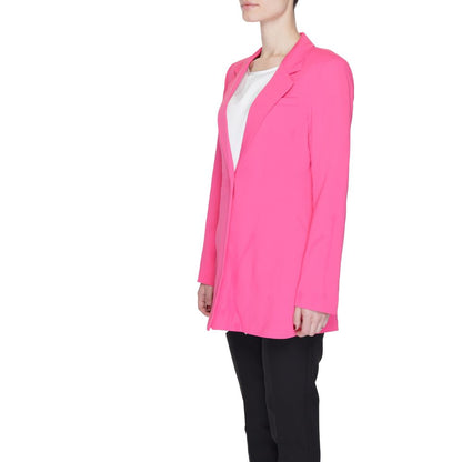 Vero Moda Pink Polyester Blazer Vero Moda