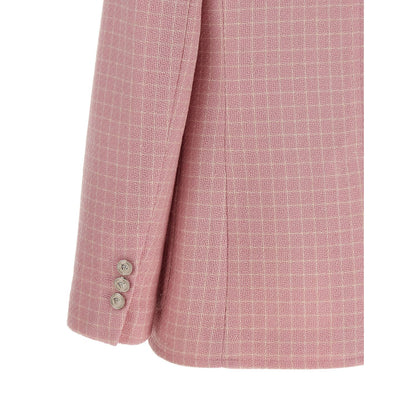 Versace Multicolor Virgin Wool Blazer