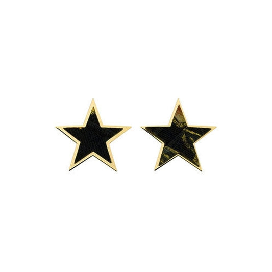 ORECCHINI LE BEBE MOD. TA_TAPPABUCO_NERO DESIGNER FASHION JEWELLERY LEBOLE GIOELLI Black